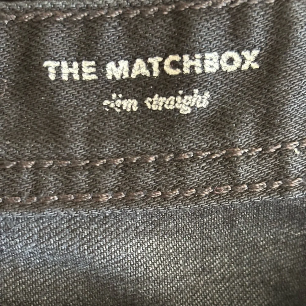 AG jeans Adriano Goldschmied The Matchbox Slim Straight Black Jeans men’s 36